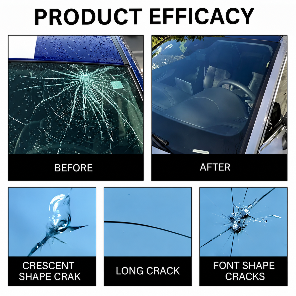 ORVORO™ GlassFix Guard - 2026 Windshield Crack Repair Formula