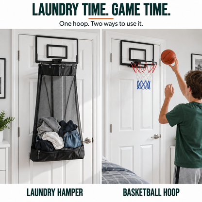 Orvoro™ 2-in-1 Basketball Laundry Hoop