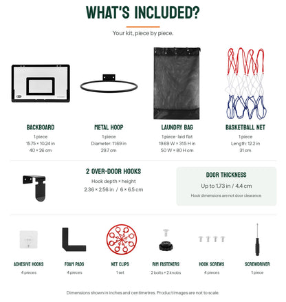 Orvoro™ 2-in-1 Basketball Laundry Hoop